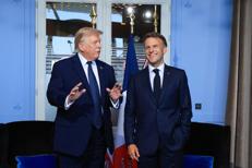 Trump e Macron  - Afp