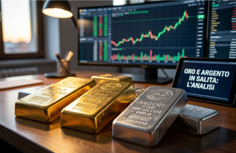 Oro, argento e mercati - (Immagine generata con AI)