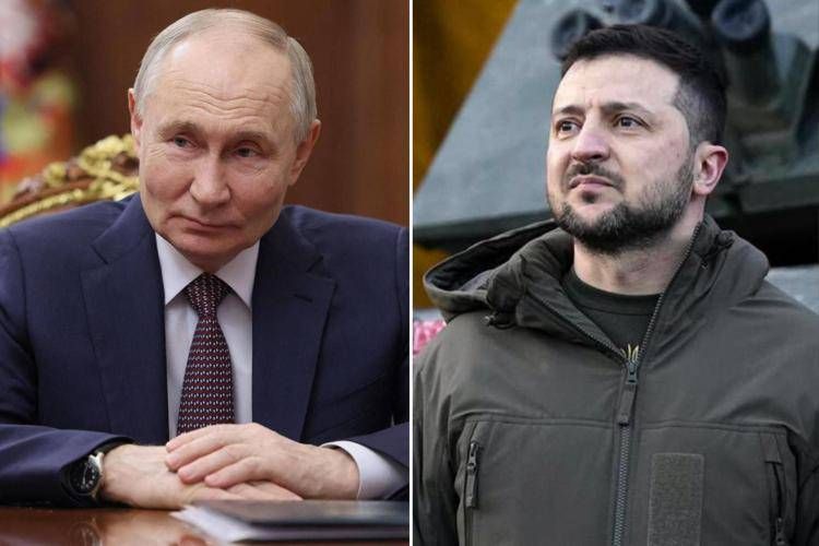 Putin e Zelensky - (Afp/Fotogramma)