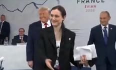 Trump in ritardo al G7 - G7 France