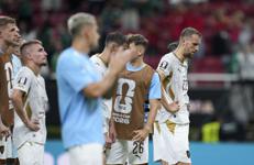 Giocatori della Repubblica Ceca dopo il match con la Corea del Sud - (foto Ipa)