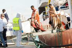 Sbarco di migranti - Fotogramma
