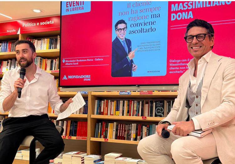 Un momento della presentazione dle libro