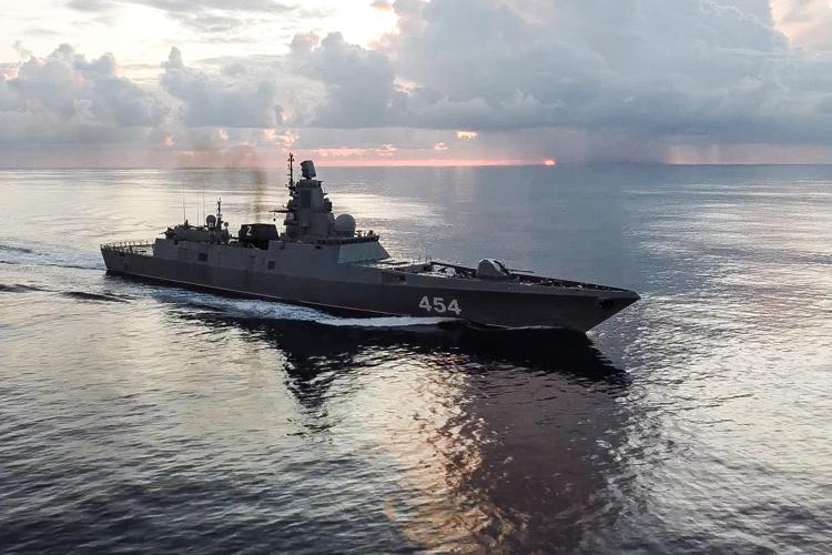 La fregata russa Ammiraglio Grigorovich, repertorio  - Fotogramma Ipa