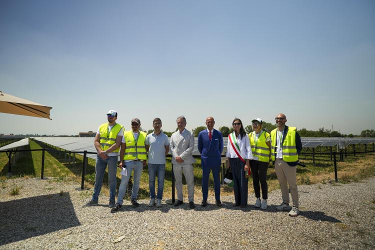 Inaugurato il parco solare di Poviglio - (foto ufficio stampa)