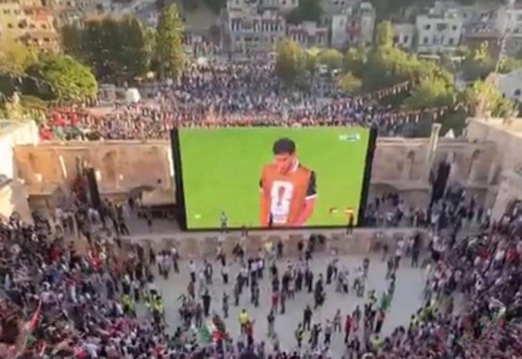 I tifosi della Giordania nell'anfiteatro di Amman - X