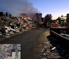 L'incendio - (Foto protezione civile Toscana)