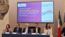 Un momento della conferenza stampa - (Foto Adnkronos)