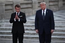 Macron e Trump  - Afp