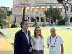 Diego Nepi Molineris, Lucia Borgonzoni e Sabatino Aracu - Foto US