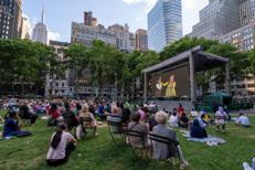 (Tosca dall'Arena sul grande schermo di Bryant Park -Ufficio stampa Arena di Verona)