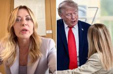 Giorgia Meloni e Donald Trump - (Instagram - Afp)