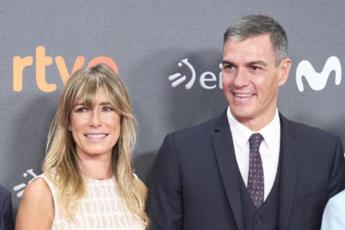 Begona Gomez e il premier spagnolo Pedro Sanchez - IPA