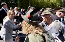 Meloni al raduno degli alpini - Palazzo Chigi
