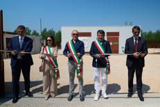 Il taglio del nastro dell'impianto di Gazzo veronese - Italgas