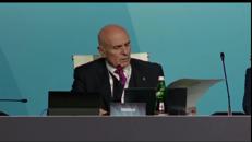 Malagò eletto nuovo presidente Figc, il momento dell'annuncio - Video