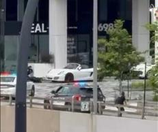 Polizia in azione a Montreal - (fermo immagine)