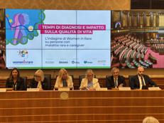 Presentazione del Libro Bianco ‘Da rara a riconosciuta. Cause e impatto del ritardo diagnostico sulla vita delle persone con malattia rara e caregiver’ - (Foto Adnkronos)