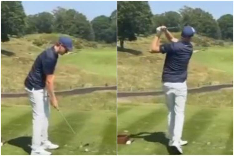 Sinner gioca a golf - X