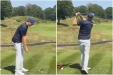 Sinner gioca a golf - X