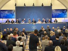 Rapporto annuale 'Ricostruire è prevenire: il laboratorio sisma 2016 tra sicurezza e coesione territoriale' - (Foto Adnkronos)