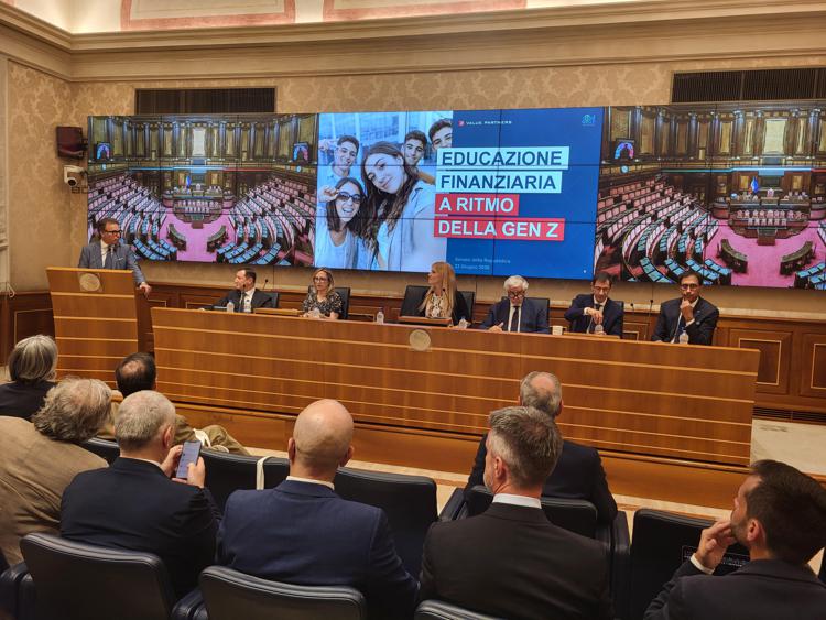Presentazione al Senato della ricerca ‘Educazione finanziaria a ritmo della Gen Z’ - (Ufficio stampa)