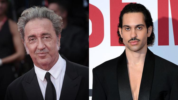 Il regista Paolo Sorrentino e il cantautore Mahmood - (Ipa)