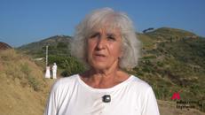 L'attrice Patrizia D'Antona al Rito della Luce a Fiumara d'Arte: 