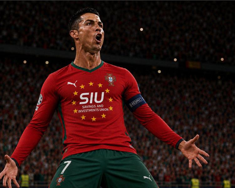 La foto di Ronaldo creata con l'IA da Enrico Letta - X