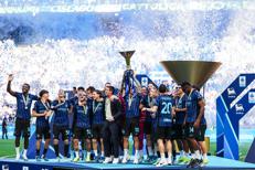 L'Inter festeggia il titolo - Ipa