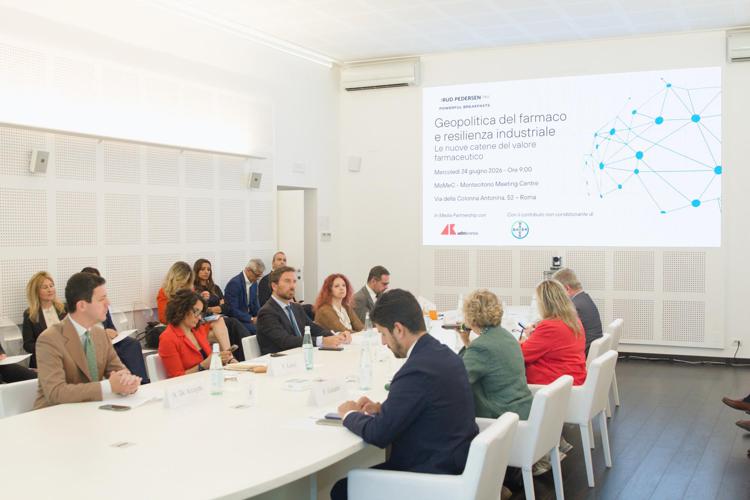 Tavola rotonda 'Geopolitica del farmaco e resilienza industriale. Le nuove catene del valore farmaceutico' - (Adnkronos)