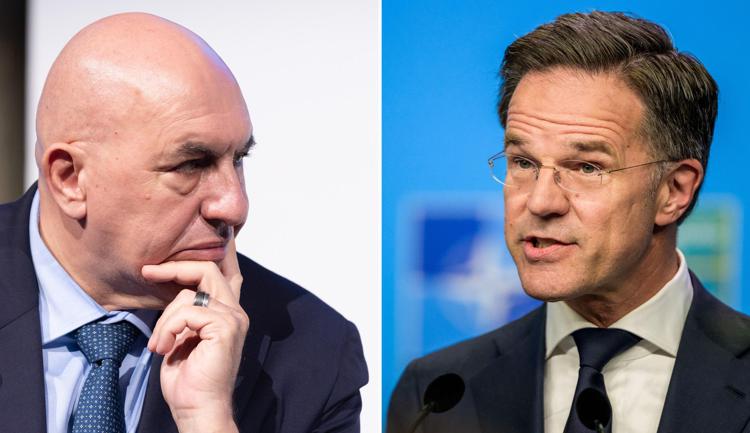 Guido Crosetto e Mark Rutte - Fotogramma /Ipa