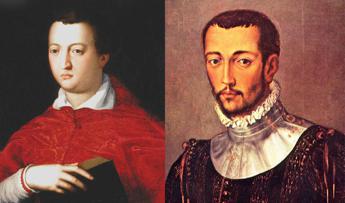 (A sinistra il cardinale Giovanni de’ Medici, a destra Francesco I de’ Medici - ufficio stampa UniPi)