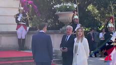 Al via il vertice Francia-Italia, Meloni a Macron: 