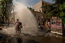 Caldo record in Francia - (Afp)