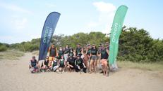 Green like a KIWI, 40 volontari hanno ripulito la spiaggia - (foto Ufficio stampa)