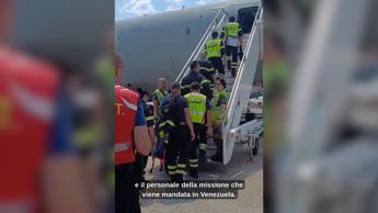Venezuela, partita la missione italiana della Protezione civile: chi sono i 97 esperti - Video