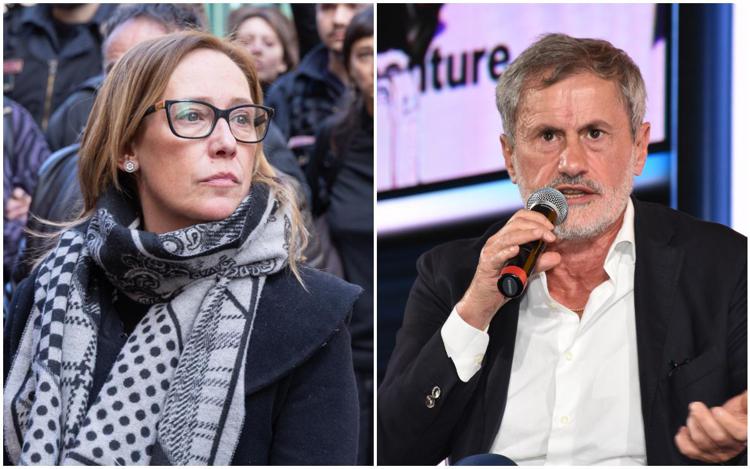 Ilaria Cucchi e Gianni Alemanno - IPA