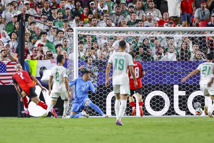 Una fase di Algeria-Austria - (Fotogramma)