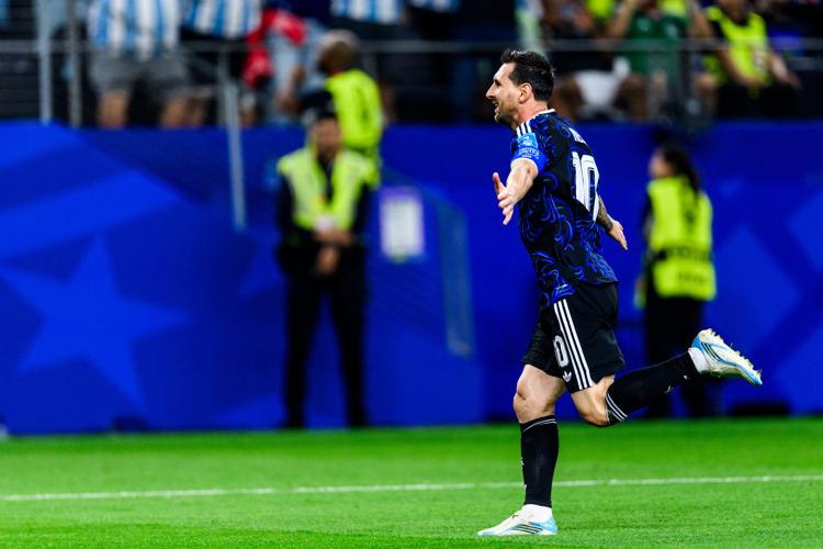 Messi esulta - (Fotogramma)