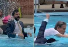 Mamdani in piscina - (profilo X di Mamdani)