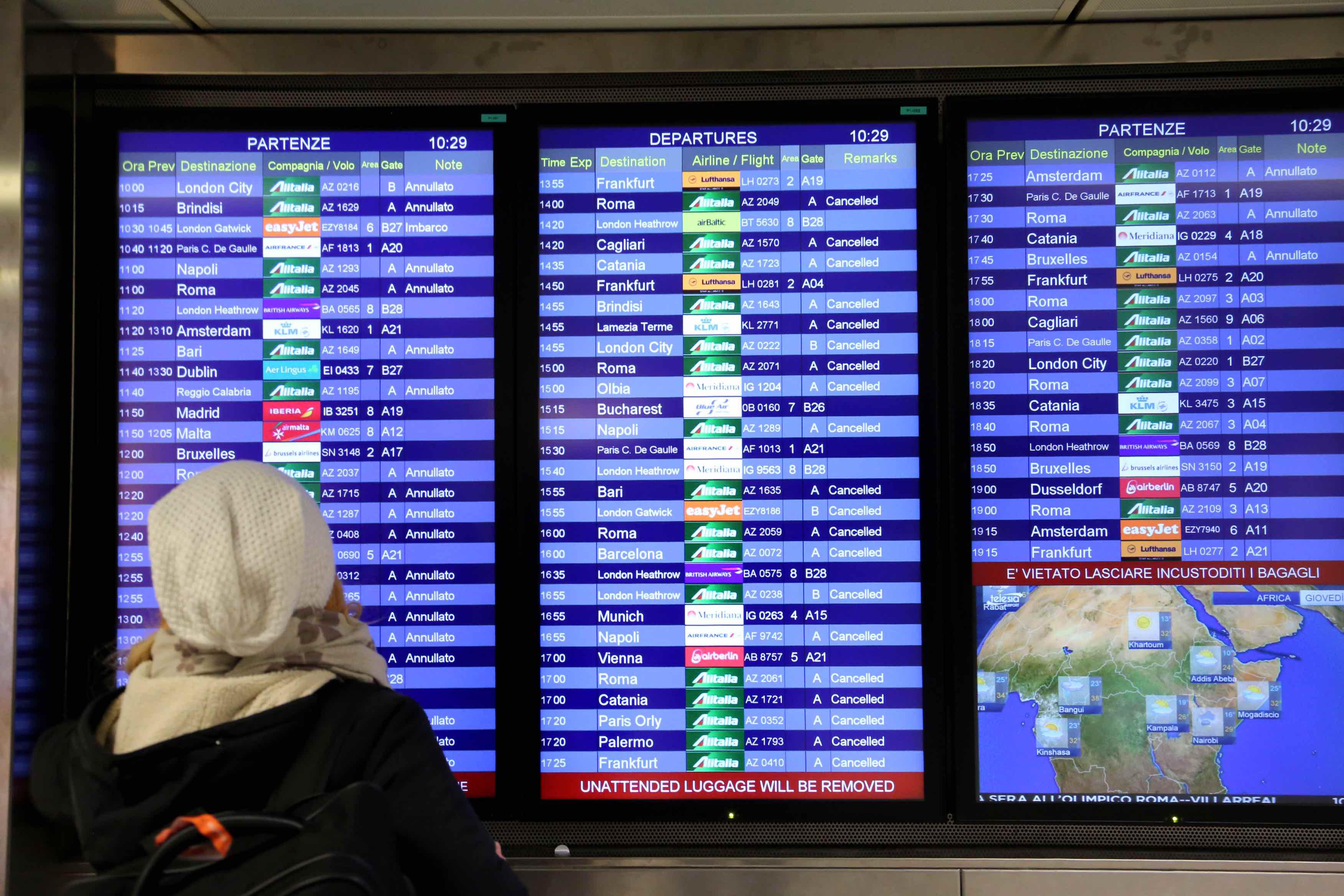 Luglio caldo per gli scioperi nei trasporti, il 5 è la giornata nera per i voli