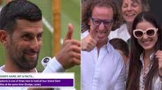 Djokovic e la proposta di matrimonio - (fermo immagine)