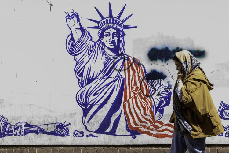 Murales anti Usa a Teheran, Iran - Fotogramma /Ipa