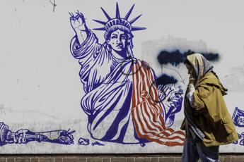Murales anti Usa a Teheran, Iran - Fotogramma /Ipa