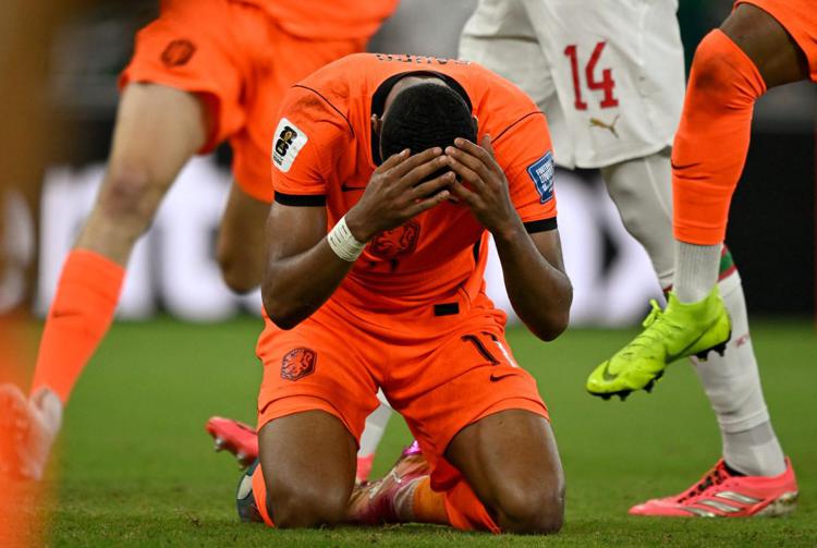 Le lacrime di Cody Gakpo - Afp