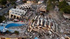 Macerie in Venezuela dopo il terremoto - Afp