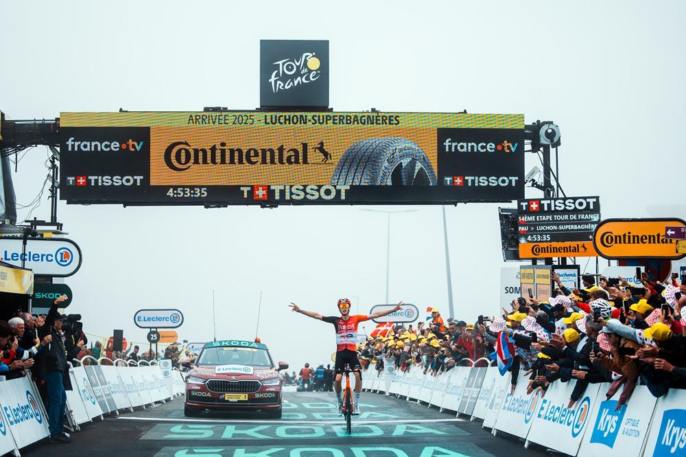 Ciclismo, Continental al Tour de France 2026: "Tecnologia e sicurezza in gara"
