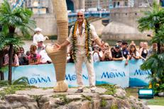 Dwayne Johnson alla premiere di 'Oceania' a Londra - Ipa