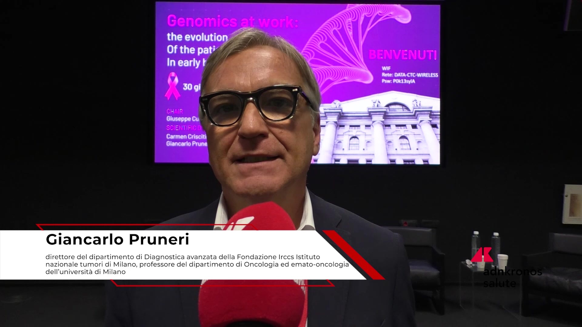 Tumori: oncologo Pruneri, 'test genomici fondamentali per pazienti con tumore al seno'